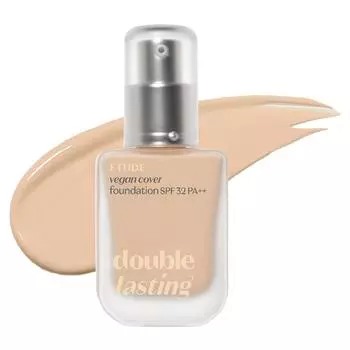 Etude Тональная основа Double Lasting Vegan Cover Foundation 30 г, 23N1 Sand, 1 шт.