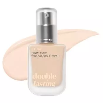 Etude Double Lasting Vegan Cover Foundation 30g, 17C1 Light Vanilla, 1 piece