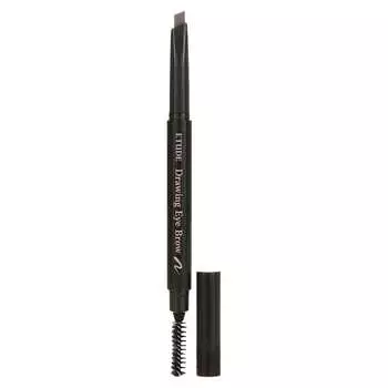 ETUDE, drawing eyebrow, 02 gray brown, 1 pencil