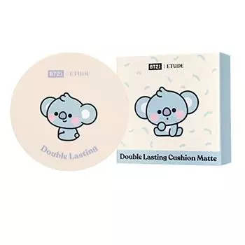 ETUDE [Etude Official] BT21 Double Lasting Cushion Mat Neutral Vanilla 1 piece / Cushion Foundation / Foundation / Matte Finish