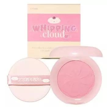ETUDE ETUDE Official Melting Cheek Pink Whip/With Puff Low Saturation Mousse Cheek Whipping Cloud Collection Cheek Fluffy HOOKKA HOOKKA STUDIO 1 piece
