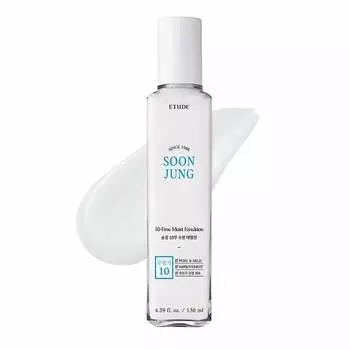ETUDE [Etude Official] Soonjeong Moist Emulsion 130mL Emulsion Weakly Acidic Additive-Free Formula Moisturizing Skin Conditioning Panthenol Madecassos