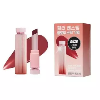 ETUDE [Etude Official] Стойкая помада для губ Color Lasting Glow Stick 3,2 г Стойкая помада для губ с глянцевым финишем Высокоувлажняющая, упругая, блестящая, объемная, веганский сертификат