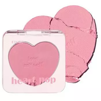 Румяна Etude Heart Pop 3,3 г, Squeeze Berry, 1 шт.