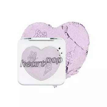 ETUDE Heart Pop Blusher Ice Aura Cheek Natural Highlight Brevet Summer Shiny Compact Transparent 4g [Etude Official]