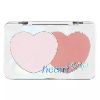 Etude Румяна Heart Pop Duo 7,5 г, оттенок Envy Bloom Bloomer Petal, 1 шт.