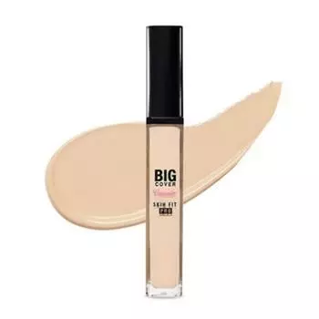 Etude House Big Cover Skin Fit Concealer PRO Liquid Concealer 7g, N04 Neutral Beige 1 unit