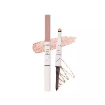 ETUDE HOUSE Cute Eyes Maker 0,6 г (лайнер 0,1 г + глиттер 0,5 г) Champagne Nude