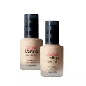 ETUDE HOUSE Double Lasting Foundation SPF42/PA++ 30g *2PCS Beige)