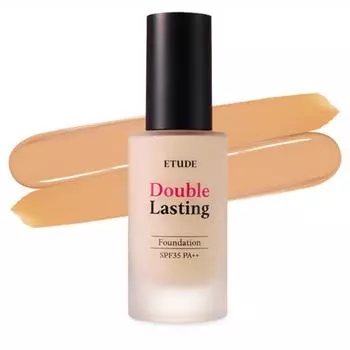 Etude House Double Lasting Liquid Foundation 30g, Amber, 1 pack