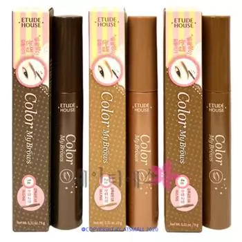 Etude House Innocent False Brow Collar Large Capacity, No. 1 Rich Brown, 1 pc.