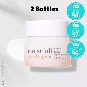 [Etude House] Коллагеновый крем Moistfull 75мл * 2