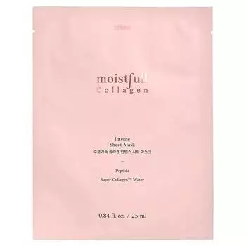 ETUDE HOUSE Moistfull Collagen Intense Sheet Mask Интенсивная увлажняющая тканевая маска для лица с коллагеном 25мл