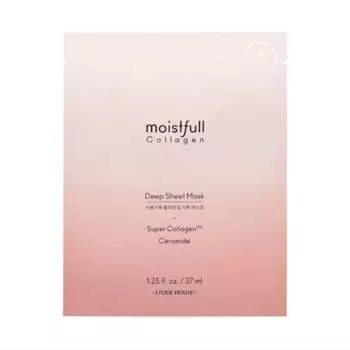 Etude House Moistfull Collagen Тканевая маска глубокого действия 25 мл*5 шт.
