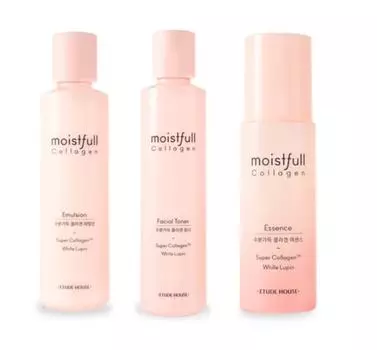 Etude House Moistfull Коллагеновая эмульсия, тоник, эссенция Emulsion (180ml)