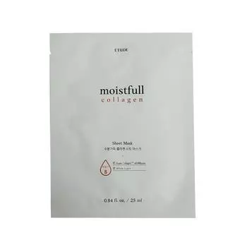 Etude House Moisture-filled Collagen Sheet Mask 25ml, 1 pack, 1 piece