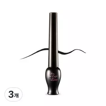 Etude House Oh My Line Liquid Pen Liner 5ml, No. 1 Oh My Black, 3 pcs.