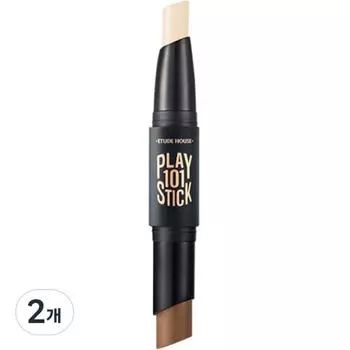 Etude House Play 101 Stick Contour Duo Multi Stick 6 г, нет. 2 Интенсивный, 2 шт.