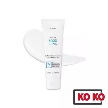 [ETUDE HOUSE] SOON JUNG 2x Защитный интенсивный крем 60 мл