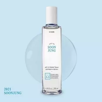 [Etude House] Soon Jung pH 5.5 Relief Toner 200мл