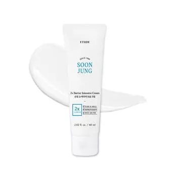 ETUDE HouseoonJung 2x Барьерный интенсивный крем 60мл (21 год нашей эры) | Гипоаллергенный увлажняющий крем для лица с маслом ши для чувствительной и поврежденной кожи. 1ea
