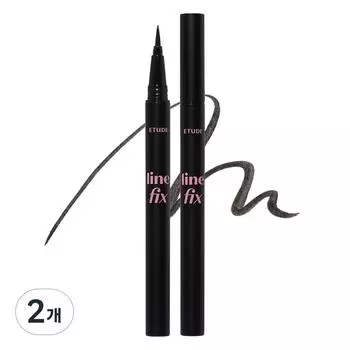 Etude Line Fix Brush Liner 0.5g, 01 Black, 2 pcs.