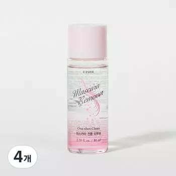 Etude Mascara Exclusive Remover, 80ml, 4 pcs.