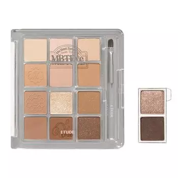 ETUDE My Best Tone Eye Palette I Psychopathic Palette Eye Shadow Shimmer Shimmer Matte Replacement Portable Custom [Etude Official]
