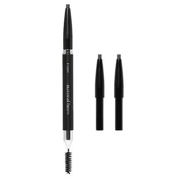 Etude Natural Brow Auto Pencil 0.18g + Refill 2p Set, No. 2 Stone Gray, 1 set