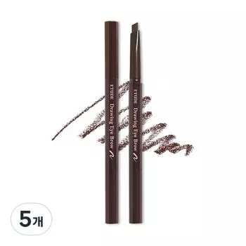 Etude New Drawing Карандаш для бровей Auto Pencil 0,25 г, нет. 3 коричневых, 5 шт.
