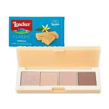 ETUDE Official LOACKER Play Color Eyes Mini Vanilla Eyeshadow Palette LOACKER 1 piece (x 1)