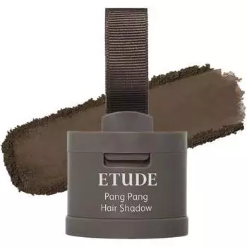 ETUDE Official Pom Pom Hair Shadow Dark Brown/Водостойкий/Макияж для маленького лица/Для линии роста волос/Истончения волос/Пудра для линии роста волос 1 шт. (х 1)