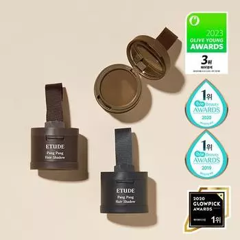 Etude Pangpang Hair Shadow 3.5G [Темно-коричневый/Светло-коричневый/Черный] Выберите 1 из 3 типов,Корейские средства для волос 01 Dark Brown
