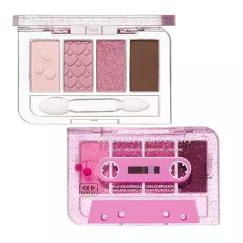 ETUDE Play Color Eyes Mini Legendary Cherry 4 Color Palette Eye Shadow Glitter Shimmer Matte [Etude Official] /