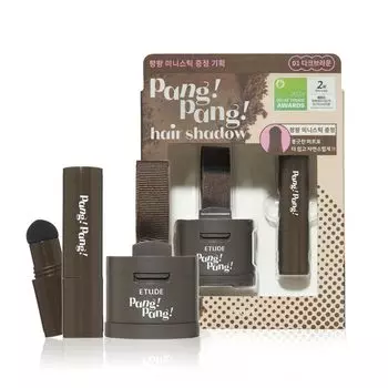 ETUDE Pom Pom Тени для волос темно-коричневые с мини-стиком Водостойкая пудра для макияжа лица по линии роста волос и истончения волос 1 шт. [Etude темно-коричневого