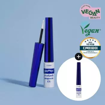 ETUDE Power Eyelash Ampoule 6g 1+1 Специальный набор