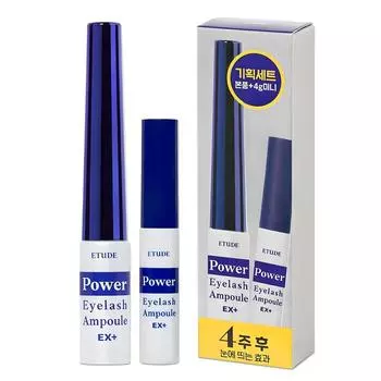 Etude Power Lash Eyelash Nutrient 6g + Mini Eyelash Nutrient 4g set, 1 set