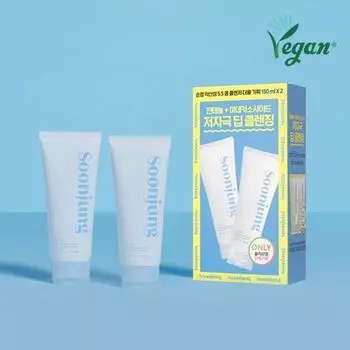 Etude Pure Mildly Acidic 5.5 Foam Cleanser 1+1 Plan (150ml+150ml)