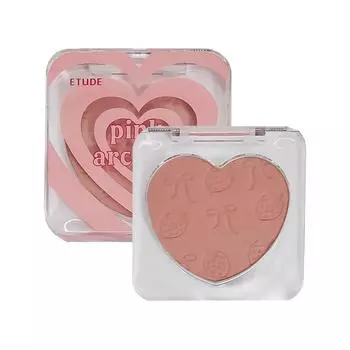 Etude Румяна Heart Pop 3,3 г, румяна Heart Flutter Pinkive, 1 шт.