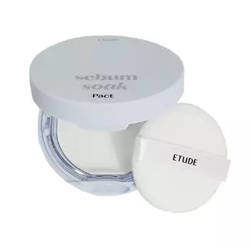 Etude Sebum Soaking Pact 9,5 г масляная бумажная упаковка, 1 упаковка