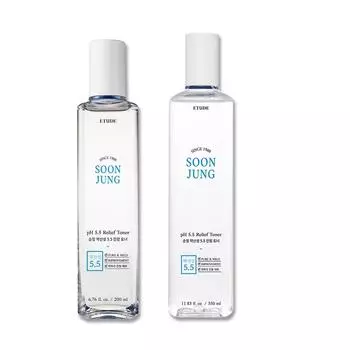 [ETUDE] SOON JUNG pH 5.5 Рельефный тоник 200мл/350мл