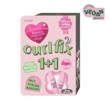 Etude Тушь для ресниц Curl Fix 1+1 Special 04_Strand Volume (1+1 Planning)