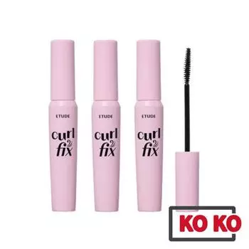 [ETUDE] Тушь для ресниц Curl Fix 8 г 3 вида / Черный / Коричневый / Серо-коричневый 03 Gray Brown