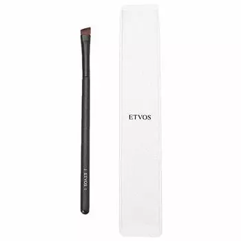 ETVOS Eyeliner Brush Diagonally cut bristles/Makeup brush that allows you to draw eyeliner up to the crease of your eyes 12.5cm