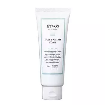 ETVOS Очищающая пенка для лица Moist Amino Foam 90 г Человеческие церамиды Аминокислоты для сухой/чувствительной кожи