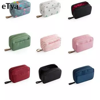 eTya новая женская мини-большая косметичка для губной помады, дорожная сумка-органайзер, гигиенические туалетные принадлежности, салфетки, косметичка