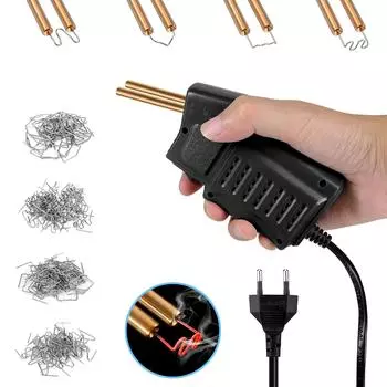 EU Plastic Welding Machine Car Panel Crack Repairs Kit Thermal Cutting Hot Stapler Repairing Tool Set With 200PCS Stapling Nails 220V