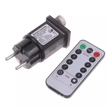 Eu Plug AC 220V to 31Vdc 6W 8 функциональный с пультом дистанционного управления Selv светодиодный драйвер лампы переключатель адаптер IP44 водонепроницаемый лазерное освещение Onesize