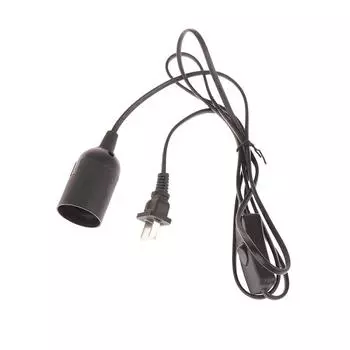 Eu US Plug 1.8M шнур питания кабели E27 основание лампы держатель с выключателем провод для подвесных светодиодных лампочек приспособление подвесной светильник гнездо