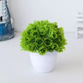 Eucalyptus Artificial Bonsai Snapdragon Greening Table Centerpieces Energetic Home Decor Circle Grass